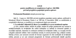27.000 lei pentru cei care fac voluntar serviciul militar. Se cere in Parlament dezbaterea in procedura de urgenta (Document)