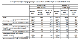 Deficitul balantei comerciale, in scadere: produsele pe care le dam la export (Raportul)