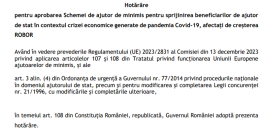  DIFERENTA DE DOBANDA, FINANTATA DE STAT – Se aloca 86 milioane lei pentru IMM-uri. Plata se realizeaza pana la 31 decembrie 2025 (Document)