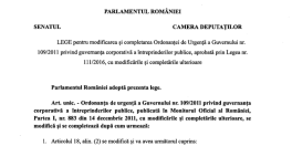 FARA SEFI PE VIATA LA STAT – Initiativa legislativa pentru modificarea OUG 109/2011: directorii din institutiile publice nu vor putea sta in functie mai mult de opt ani (Document)