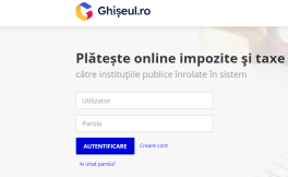 GHISEUL.RO, PE TELEFON - Romanii au la dispozitie pentru plata taxelor si impozitelor aplicatia mobila. Zero comision