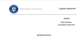 Ministrul Educatiei cere bani pentru plata salariilor: este nevoie de sute de milioane lei (Memorandumul)