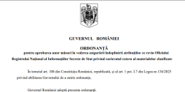 Statul roman aloca 1,5 milioane lei pentru transportul secretelor NATO si UE (Document)
