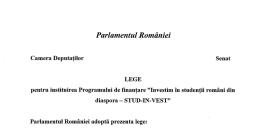 Sute de milioane de euro pentru studentii din diaspora. Se pregatesc trei programe de investitii: “In Romania nu exista mecanisme financiare care sa sprijine initiativa tinerilor absolventi de studii universitare realizate in strainatate" (Proiectul)