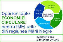 ECONOMIA, AFECTATA DE COVID – CCIR organizeaza conferinta „Oportunitatile economiei circulare pentru IMM-urile din regiunea Marii Negre”