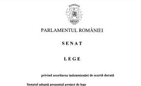 BANI PENTRU ANGAJATI - Compensatii acordate salariatilor pentru pierderea veniturilor. Proiectul a fost adoptat de Senat (Document)