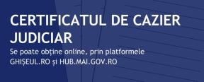 CAZIERUL JUDICIAR, ELIBERAT ONLINE – Documentul contine semnatura electronica calificata, fiind asimilat inscrisurilor autentice