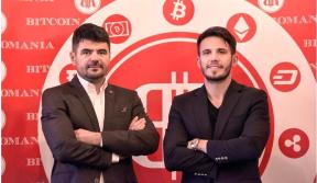 FRATII GEORGE SI CONSTANTIN ROTARIU, FONDATORII BITCOIN ROMANIA – Valoarea Bitcoin poate atinge si 1 milion de dolari. Trendul de crestere nu este reversibil