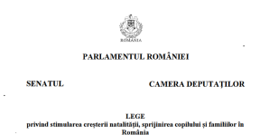 INDEMNIZATII PENTRU FAMILIILE CU MAI MULTI COPII – Cea mai mica treapta prevazuta in proiect este echivalentul unui salariu minim net lunar (Document)