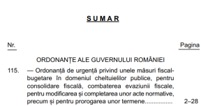 OUG CU MASURILE FISCALE, IN MONITORUL OFICIAL - Vineri noapte, Ordonanta trenulet a fost publicata in Monitorul Oficial: Se plafoneaza sporurile, munca suplimentara se plateste doar pentru institutiile de forta, nu se mai acorda premii. Salariile se mares