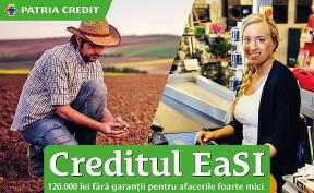 PATRIA CREDIT SUSTINE AFACERILE RURALE – Finantare fara garantii