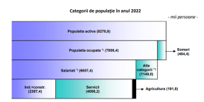 PESTE 400.000 DE SOMERI IN 2022 - Rata de ocupare a populatiei in varsta de munca a fost de 63,1% (Document)