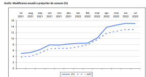 RATA INFLATIEI: 15% - Crestere a preturilor. Cifrele autoritatilor (Document)