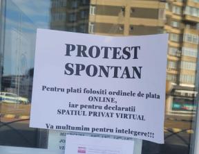REVOLTA LA FINANTE – Angajatii au declansat protestele. Sunt nemultumiti ca angajamentele asumate de ministrul Bolos nu au fost respectate: "Sistemul fiscal romanesc nu este functional”