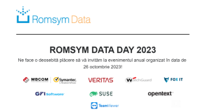 ROMSYM DATA DAY 2023 – Invitati de marca la evenimentul anual organizat de compania romaneasca Romsym Data, unul dintre pionierii din piata IT din Romania