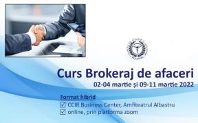 SPRIJIN PENTRU ANTREPENORI - CCIR organizeaza, in exclusivitate, seria de cursuri Brokeraj de afaceri