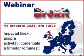 SPRIJIN PENTRU COMPANII - Eveniment online: Impactul Brexit asupra activitatii comerciale a firmelor romanesti