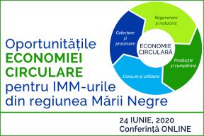 ECONOMIA, AFECTATA DE COVID – CCIR organizeaza conferinta „Oportunitatile economiei circulare pentru IMM-urile din regiunea Marii Negre”