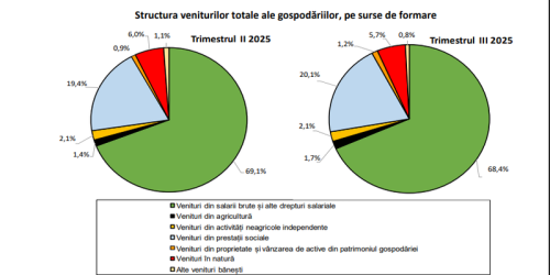 3.789 lei venituri, 3.250 lei cheltuieli. Raport privind castigurile romanilor (Document)