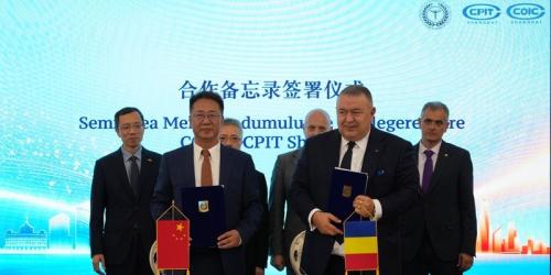 CCIR a semnat un nou Memorandum de Intelegere cu CCPIT Shanghai