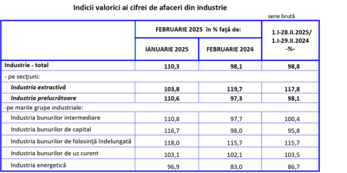 Cifrele oficiale privind economia Romaniei (Raportul)