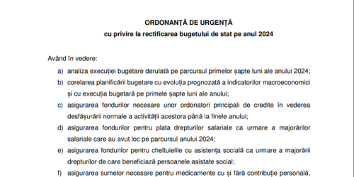 Mai multi bani pentru Ministerul Transporturilor, SPP, SRI, SIE (Document)