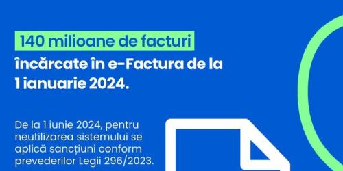 E-factura a devenit obligatorie: se dau amenzi. Nerespectarea termenului-limita de 5 zile lucratoare pentru transmiterea facturilor se sanctioneaza