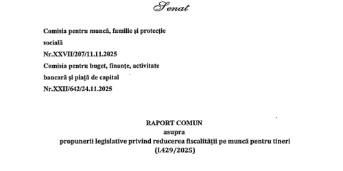 Lege pentru reducerea fiscalitatii: avizele emise (Document)