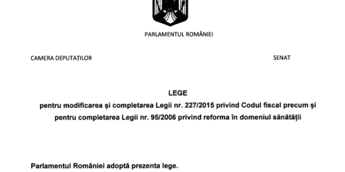 Lege pentru scutirea de taxe. Beneficiarii sunt o categorie restransa de romani (Proiectul)
