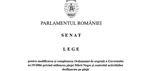 Legea plajelor, votata in Parlament: s-a stabilit suprafata care trebuie lasata la liber, fara plata (Document)