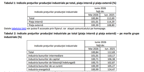 Prețurile producției industriale au explodat: creștere de 12,7% într-un an (Raport INS)