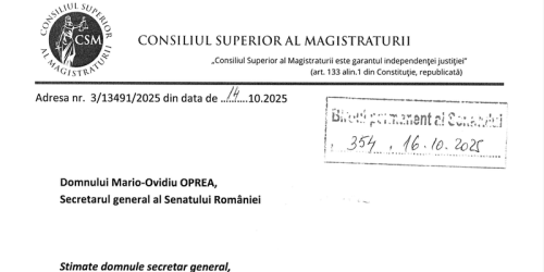 Consiliul Superior al Magistraturii, raspuns pe proiectul de lege care taie bonusurile judecatorilor CCR (Document)
