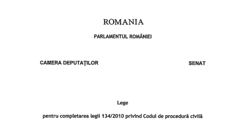Semnatura electronica: se cere modificarea Codului de procedura civila (Document)