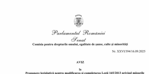 Vot pe legea despagubirilor in Senat. Initiativa a fost avizata favorabil (Document) 