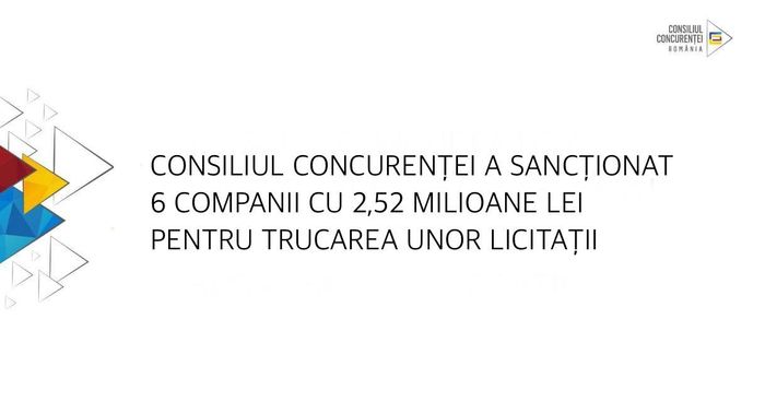 AMENZI DE PESTE 500.000 EURO PENTRU TRUCAREA UNOR LICITATII – Consiliul Concurentei: “Investigatia a fost declansata in urma sesizarii Complexului Energetic Oltenia”