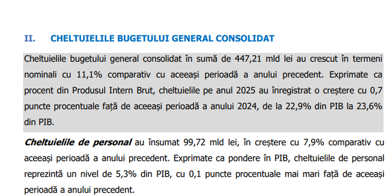 Banii cheltuiti in sapte luni de stat: iata suma defalcata (Raportul)