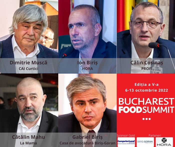 BUCHAREST FOOD SUMIT 2022 – Editia a V-a: 6-13 octombrie 2022