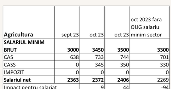 CALCULE PENTRU MARIREA SALARIILOR - 4.600 de lei brut pentru domeniul constructiilor, 3.500 lei in agricultura. Premierul a retras OUG pentru ca veniturile ar fi scazut (Simularea)