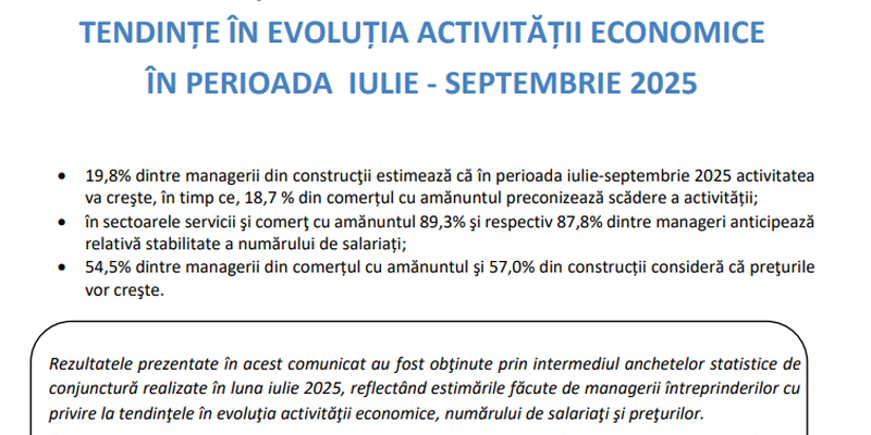 Cresc preturile: anuntul managerilor (Raportul)