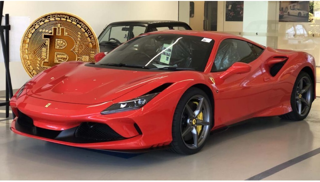 FERRARI ACCEPTA OFICIAL PLATI IN BITCOIN, ETHER SI USDC – Cat costa in prezent pe piata second hand un Ferrari 488 Pista din 2021 in BTC