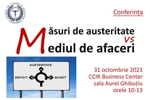 LEGEA AUSTERITATII FISCALE - CCIR organizeaza conferinta 