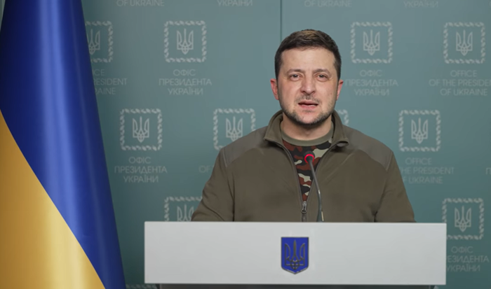 PRESEDINTELE UCRAINEI, MESAJ PENTRU ATACATORI– Volodimir Zelensky: 