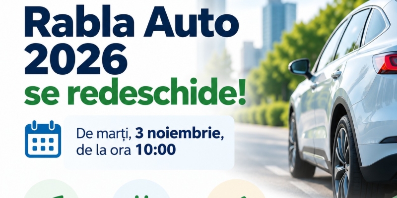 Rabla la start. Bugetul programului pentru achiziționarea de mașini noi și motociclete depășește 35 milioane lei 