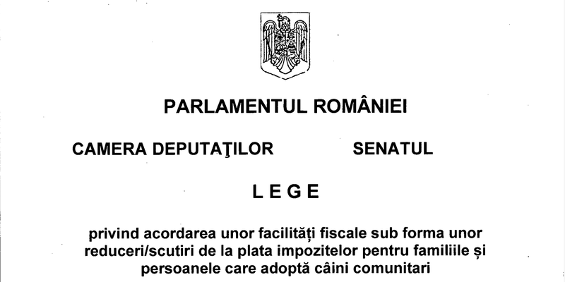 Proiect de lege privind reducerea impozitelor cu 100% pentru case, masini si terenuri, depus in Senat (Document)