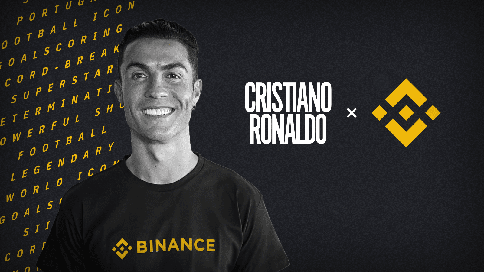 RONALDO SEMNEAZA UN PARTENERIAT CU BINANCE IN PLINA 