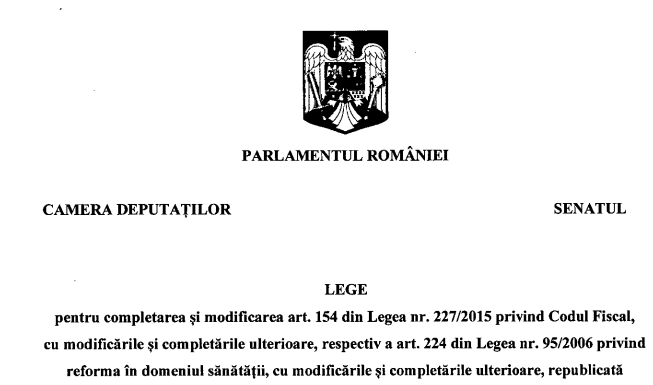 SCUTIRE DE LA PLATA ASIGURARII DE SANATATE – Romanii care ar putea beneficia de servicii, fara achitarea contributiei. Legea a fost scrisa (Document)