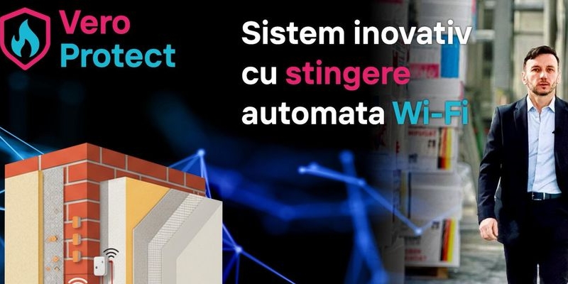 VeroTherm, unul dintre principalii producatori romani de materiale pentru constructii, lanseaza o inovatie romaneasca unica in Europa Centrala si de Est. Aceasta transforma fatada unei cladiri dintr-un simplu element de izolatie intr-un sistem activ de protectie impotriva incendiilor