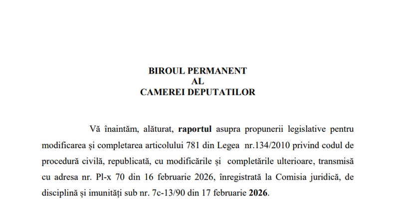 Vot in Parlament pe legea privind poprirea conturilor. Proiectul prevede ca sumele existente in conturile bancare ale persoanelor fizice nu pot fi poprite daca soldul este mai mic sau egal cu echivalentul in lei a 3.000 lei (Document)