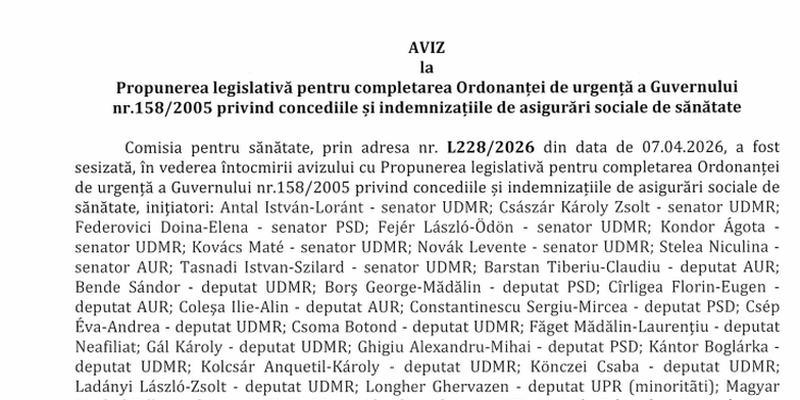 Vot in Senat privind termenul maxim in care statul trebuie sa plateasca concediul medical (Document)
