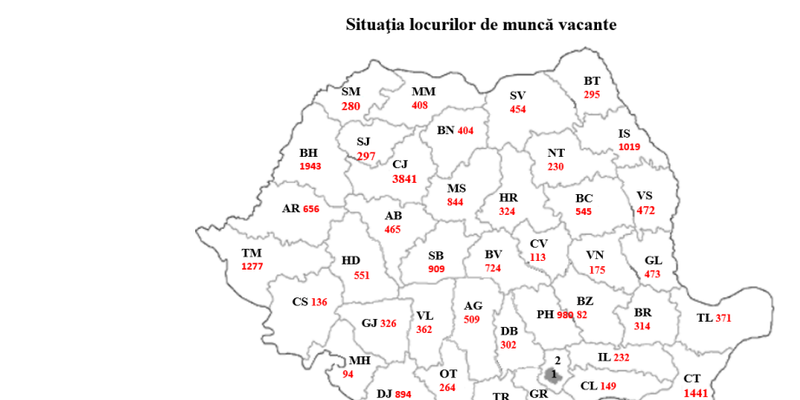 Zeci de mii de locuri de munca disponibile in Romania